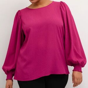NWT Kaffe Pink blouse size 44 (US 14)